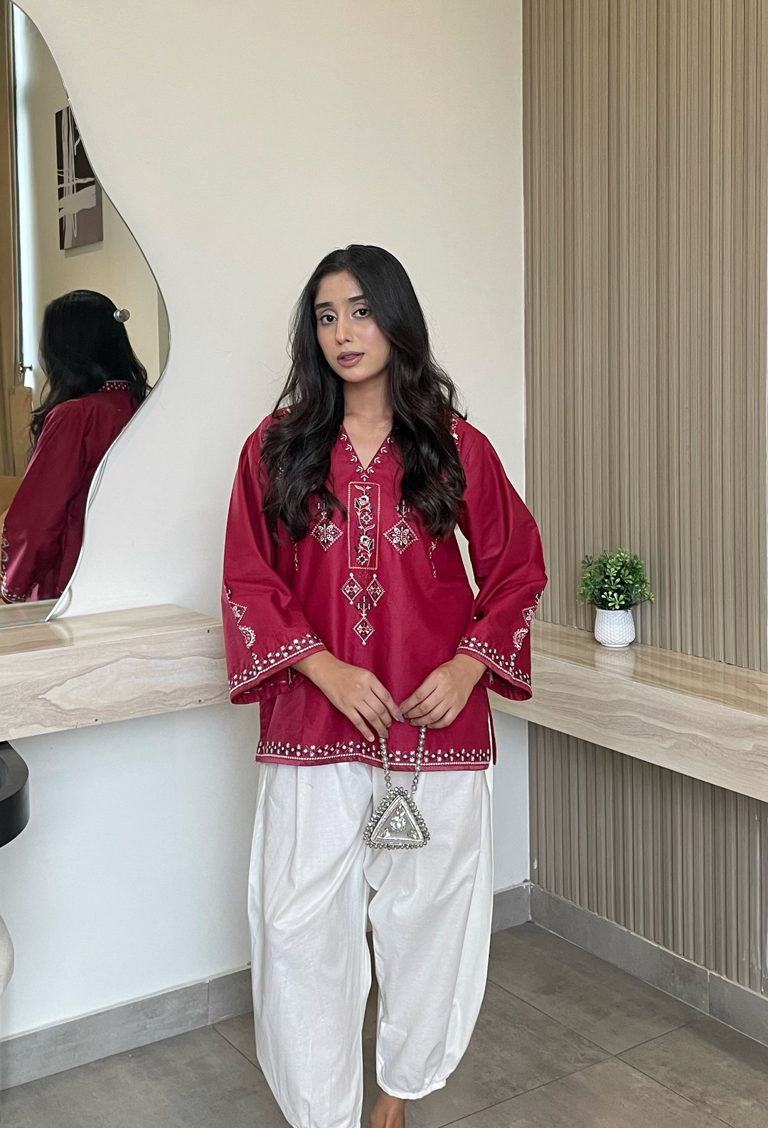 Embroidered shirt collection best for university outfits