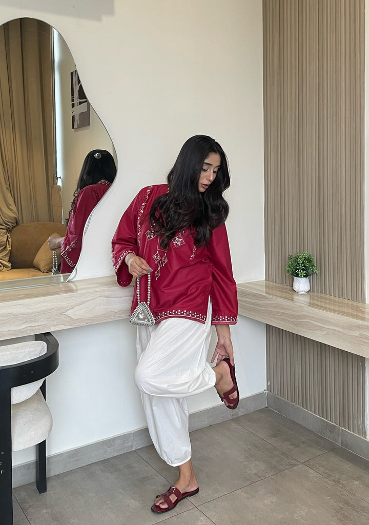 Cotton Embroidered TOP