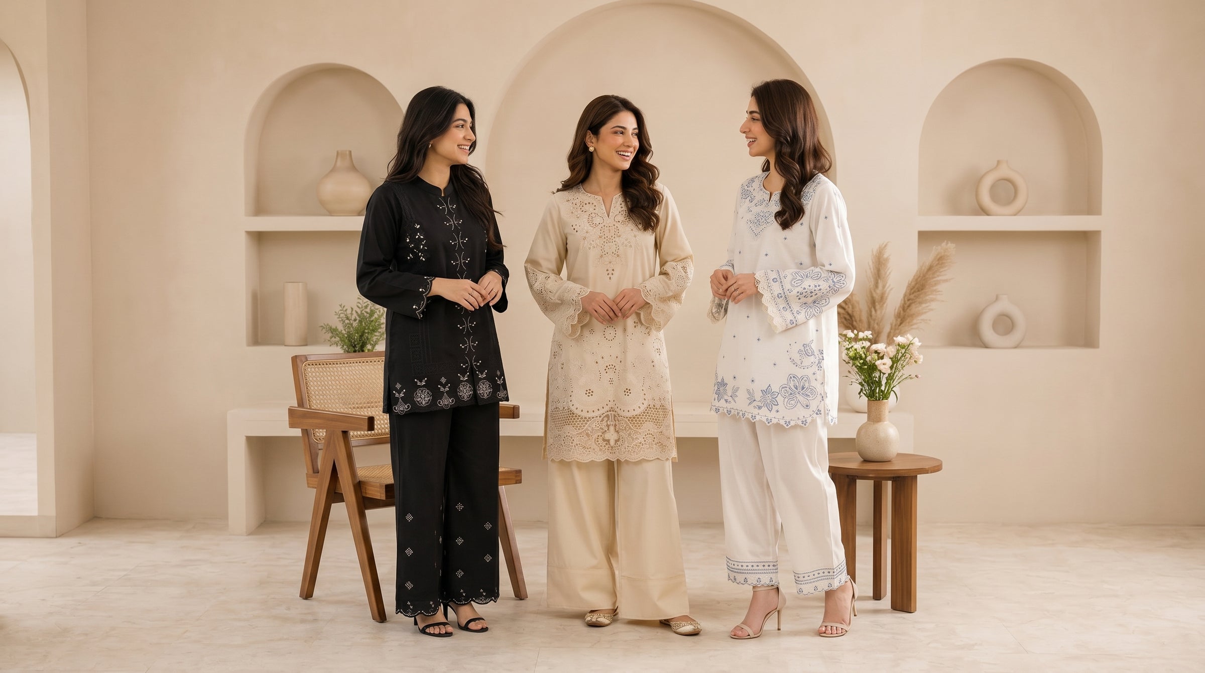 Embroidered Co-Ords summer collection