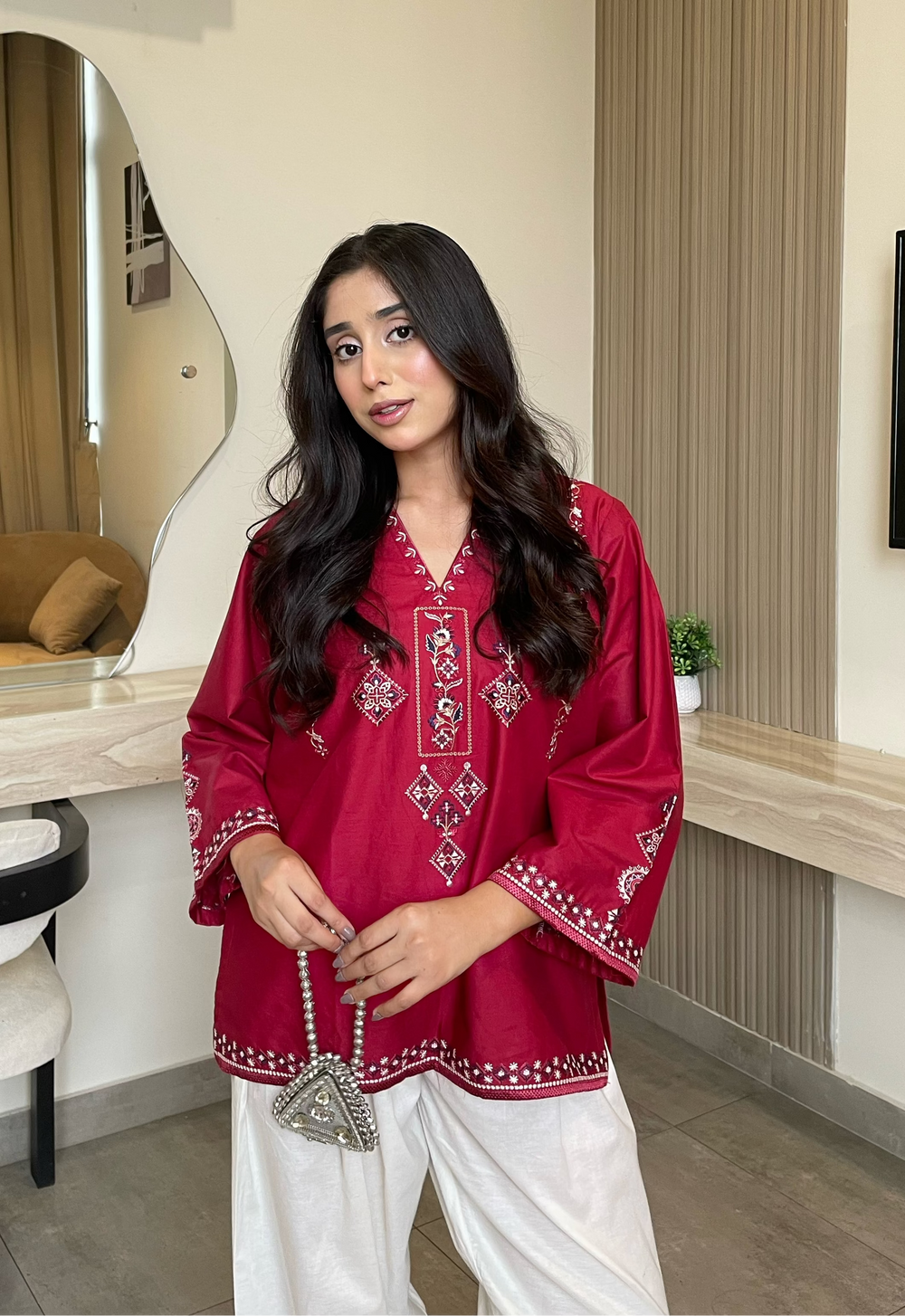 Embroidered Top best for office wear 
