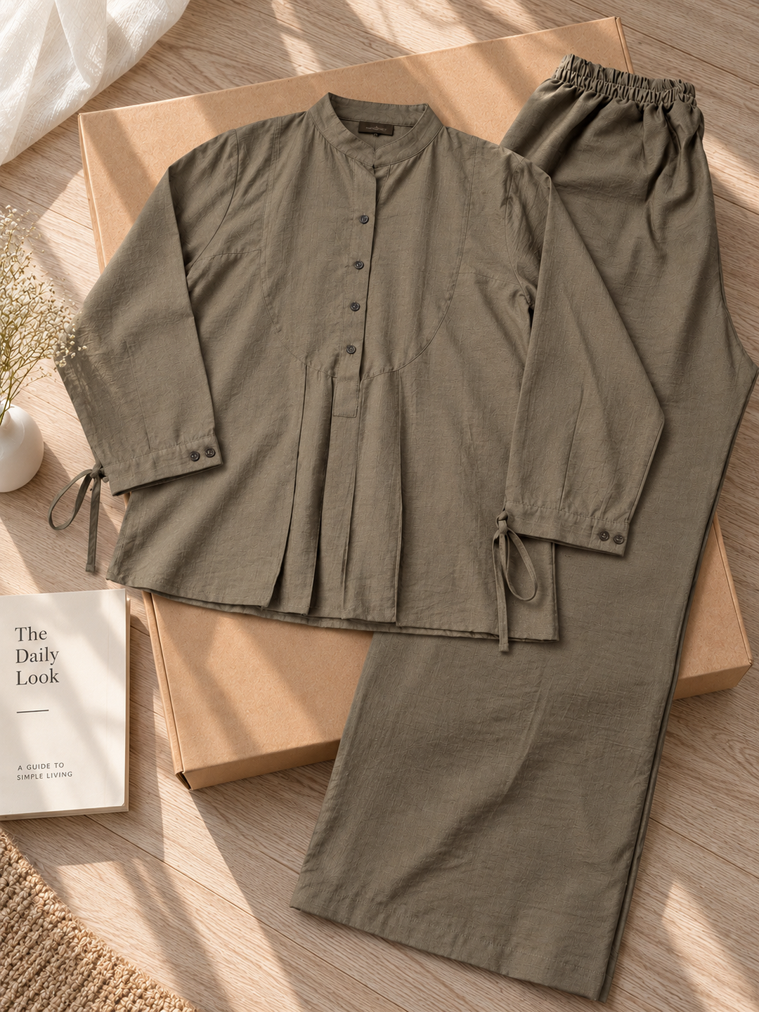 Aira Linen Solid Co-Ord