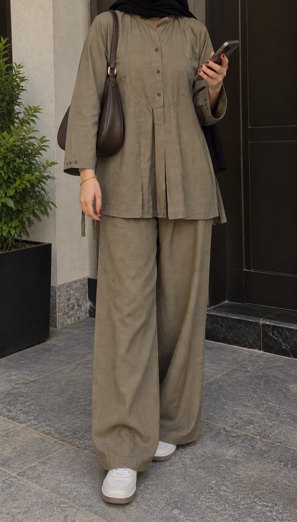 Aira Linen Solid Co-Ord