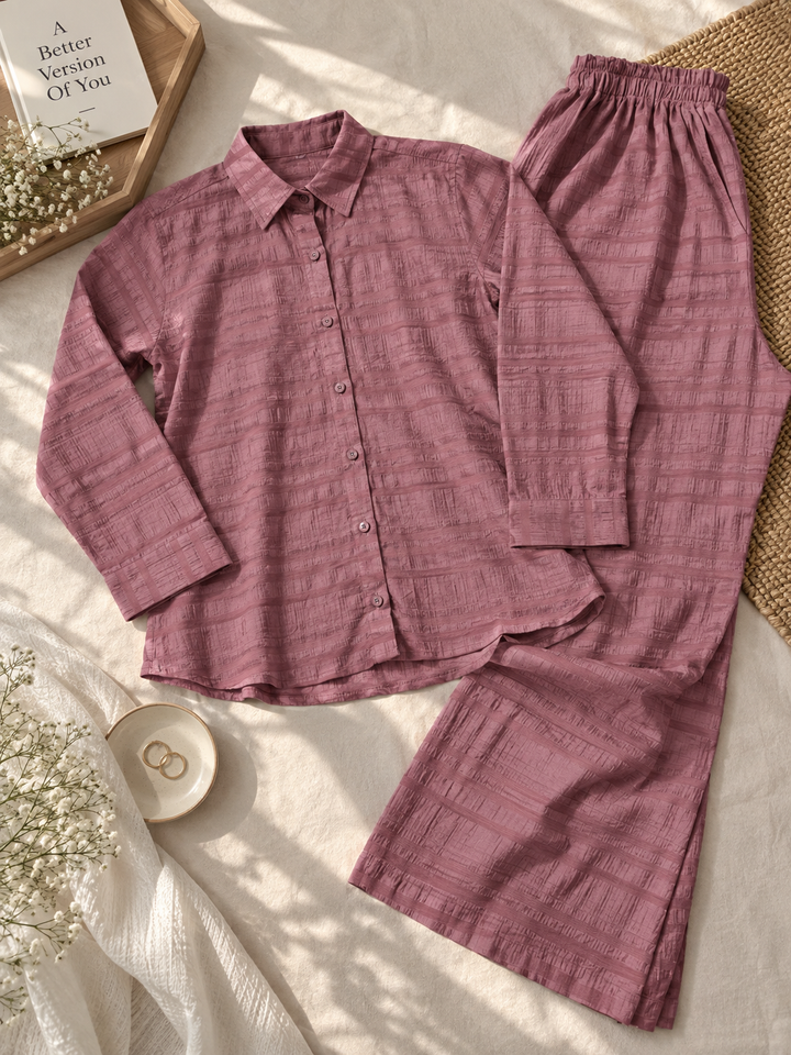 Elva Crushed Linen Set